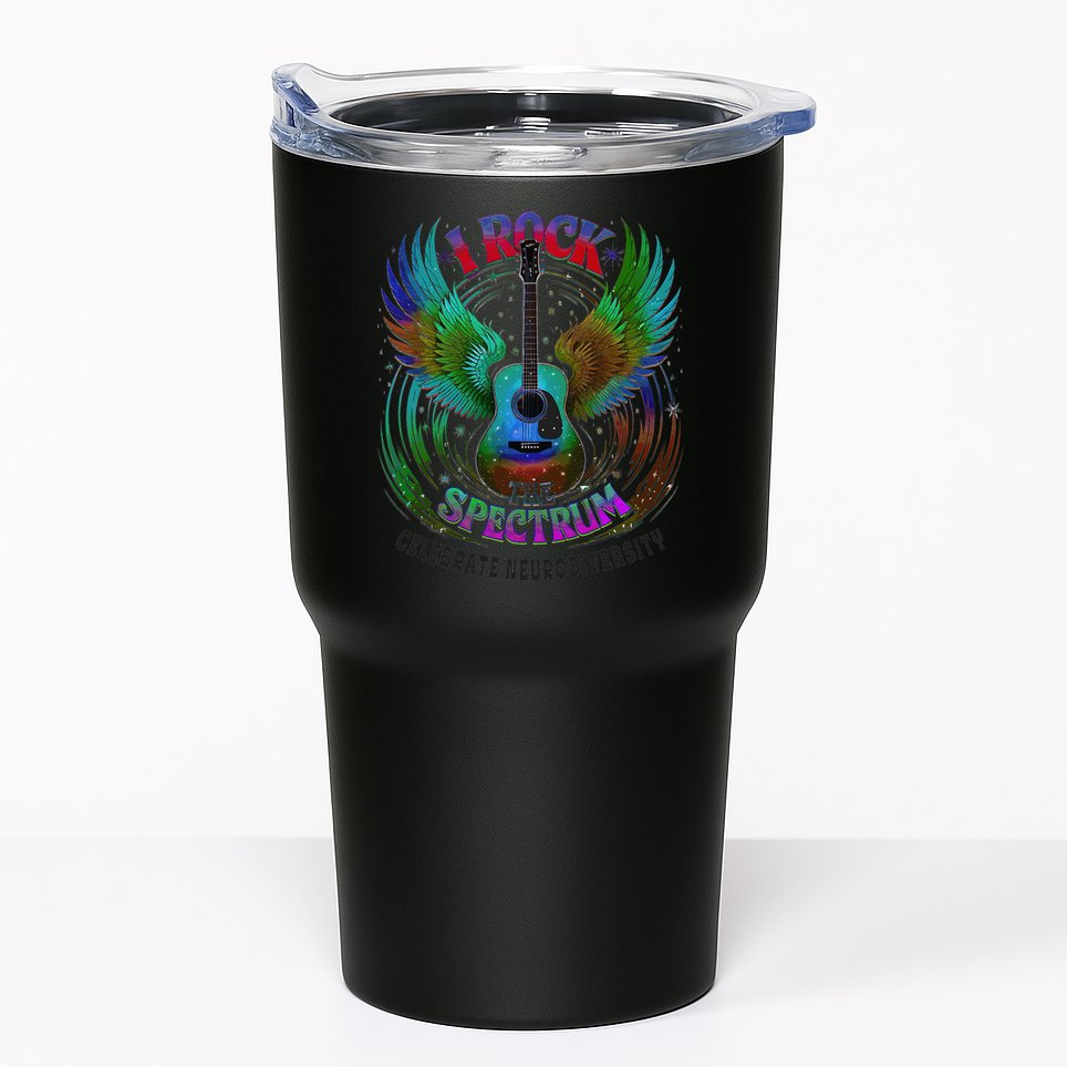 Spectrum Neurodiversity I ROCK THE SPECTRUM Autism Mom Tumbler