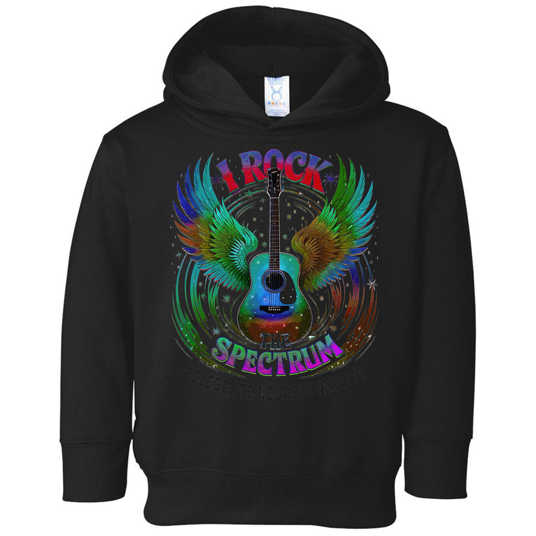 Spectrum Neurodiversity I ROCK THE SPECTRUM Autism Mom Toddler Hoodie