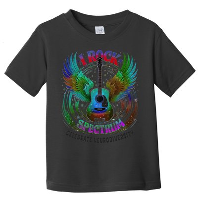 Spectrum Neurodiversity I ROCK THE SPECTRUM Autism Mom Toddler T-Shirt