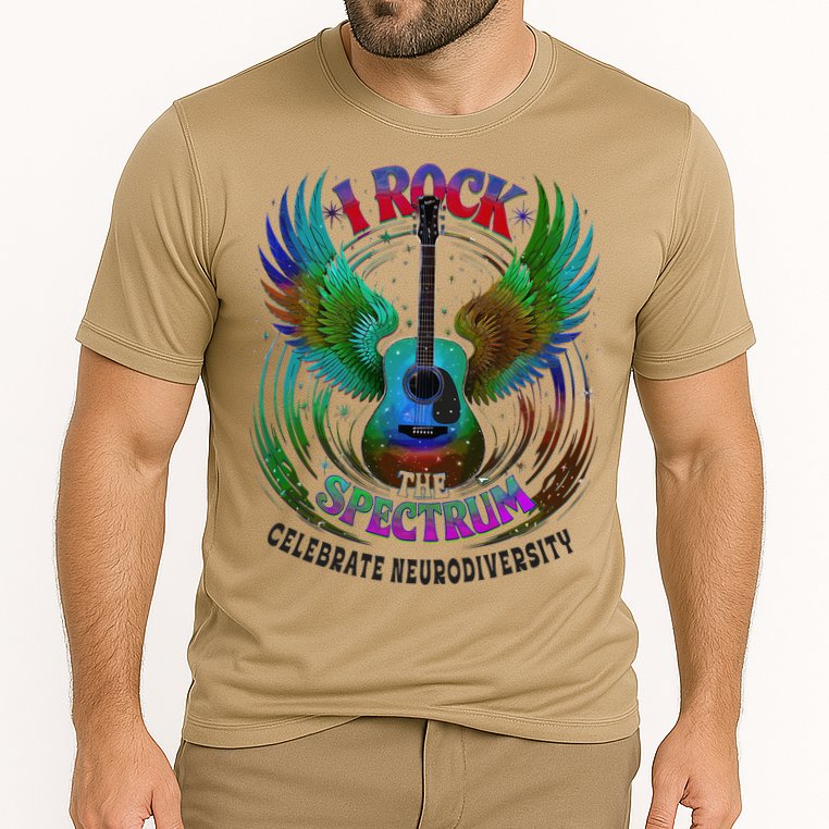 Spectrum Neurodiversity I ROCK THE SPECTRUM Autism Mom Performance Shirt