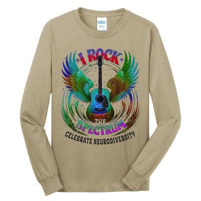 Spectrum Neurodiversity I ROCK THE SPECTRUM Autism Mom Tall Long Sleeve T-Shirt