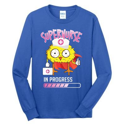 Super Nurse In Progress Future Superhero Rn Nurse Funny Gift Tall Long Sleeve T-Shirt