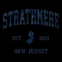 Strathmere New Jersey Nj Vintage Athletic Sports Doggie Tank