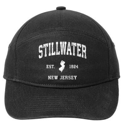 Stillwater New Jersey Nj Vintage Established Athletic Sports Design 7-Panel Snapback Hat