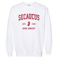 Secaucus New Jersey Nj Vintage Sports Garment-Dyed Sweatshirt