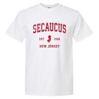 Secaucus New Jersey Nj Vintage Sports Garment-Dyed Heavyweight T-Shirt