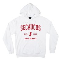 Secaucus New Jersey Nj Vintage Sports Hoodie