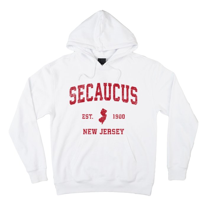 Secaucus New Jersey Nj Vintage Sports Hoodie