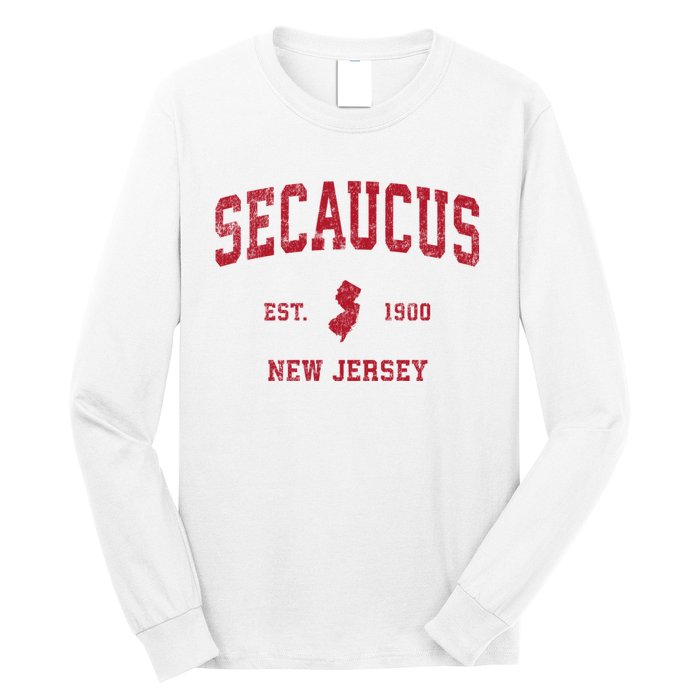 Secaucus New Jersey Nj Vintage Sports Long Sleeve Shirt