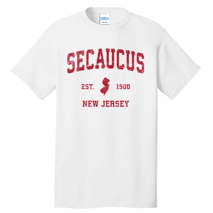 Secaucus New Jersey Nj Vintage Sports Tall T-Shirt