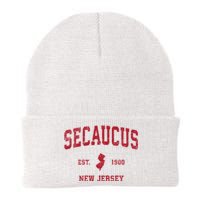 Secaucus New Jersey Nj Vintage Sports Knit Cap Winter Beanie