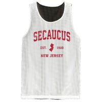 Secaucus New Jersey Nj Vintage Sports Mesh Reversible Basketball Jersey Tank