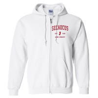 Secaucus New Jersey Nj Vintage Sports Full Zip Hoodie