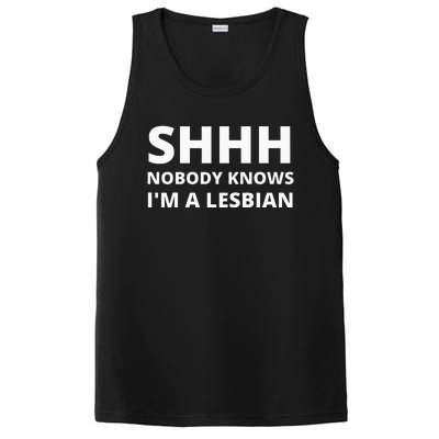 Shhh Nobody Knows IM A Lesbian PosiCharge Competitor Tank