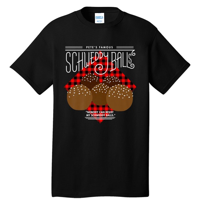 Saturday Night Live Pete's Famous Schweddy Balls Tall T-Shirt