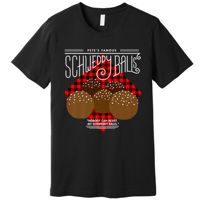 Saturday Night Live Pete's Famous Schweddy Balls Premium T-Shirt