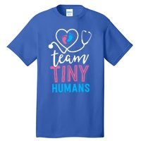 Stethoscope Nicu Labor And Delivery Nurse Team Tiny Hu Gift Tall T-Shirt