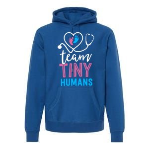 Stethoscope Nicu Labor And Delivery Nurse Team Tiny Hu Gift Premium Hoodie