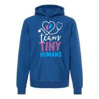 Stethoscope Nicu Labor And Delivery Nurse Team Tiny Hu Gift Premium Hoodie