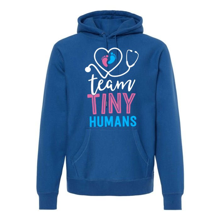 Stethoscope Nicu Labor And Delivery Nurse Team Tiny Hu Gift Premium Hoodie