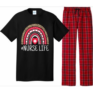 School Nurse Life Nurses Week Rainbow Nurses Day Pajama Set