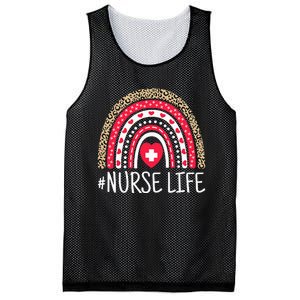 School Nurse Life Nurses Week Rainbow Nurses Day Mesh Reversible Basketball Jersey Tank