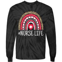 School Nurse Life Nurses Week Rainbow Nurses Day Tie-Dye Long Sleeve Shirt