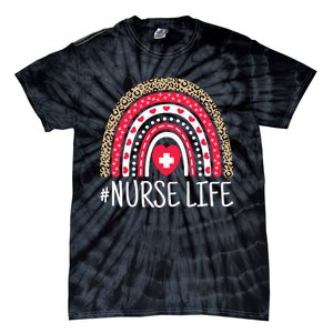 School Nurse Life Nurses Week Rainbow Nurses Day Tie-Dye T-Shirt