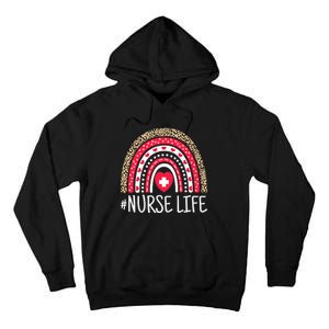 School Nurse Life Nurses Week Rainbow Nurses Day Tall Hoodie