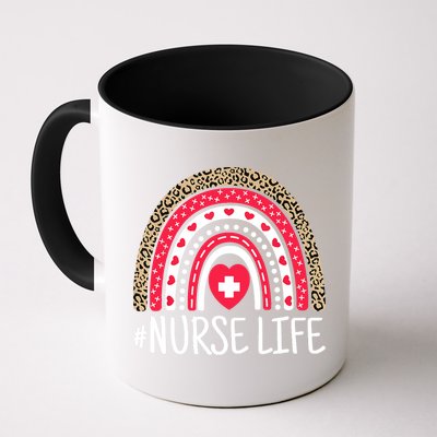 School Nurse Life Nurses Week Rainbow Women Nurses Day Mug
