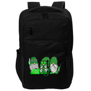 Stethoscope Nurse Life Irish Gnomes Nurse St. Patricks Day Impact Tech Backpack