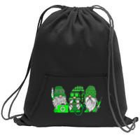 Stethoscope Nurse Life Irish Gnomes Nurse St. Patricks Day Sweatshirt Cinch Pack Bag