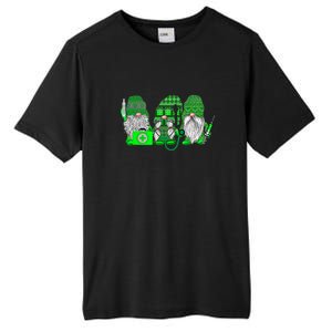 Stethoscope Nurse Life Irish Gnomes Nurse St. Patricks Day Tall Fusion ChromaSoft Performance T-Shirt