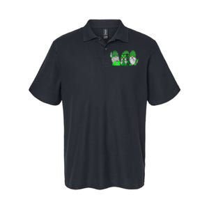 Stethoscope Nurse Life Irish Gnomes Nurse St. Patricks Day Softstyle Adult Sport Polo