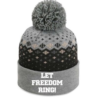 Shemane Nugent Let Freedom Ring The Baniff Cuffed Pom Beanie