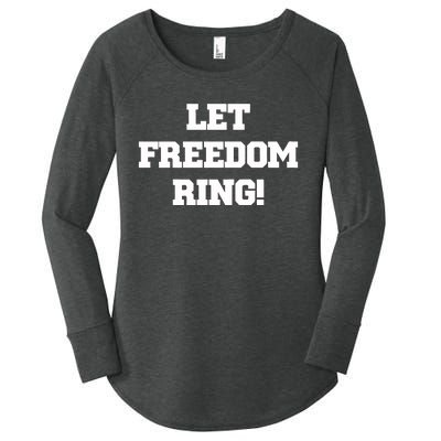 Shemane Nugent Let Freedom Ring Women's Perfect Tri Tunic Long Sleeve Shirt