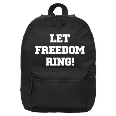 Shemane Nugent Let Freedom Ring 16 in Basic Backpack
