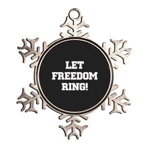 Shemane Nugent Let Freedom Ring Metallic Star Ornament