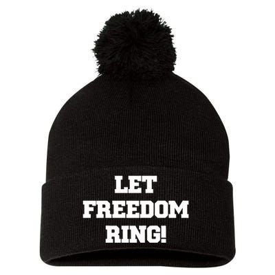 Shemane Nugent Let Freedom Ring Pom Pom 12in Knit Beanie