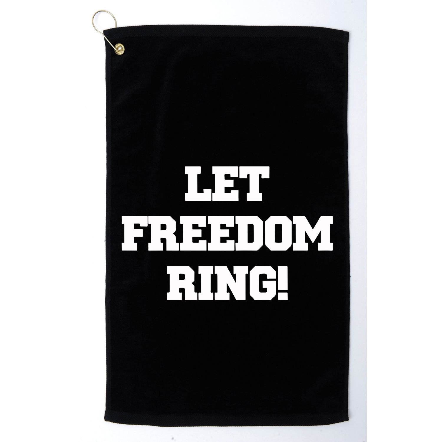 Shemane Nugent Let Freedom Ring Golf Towel