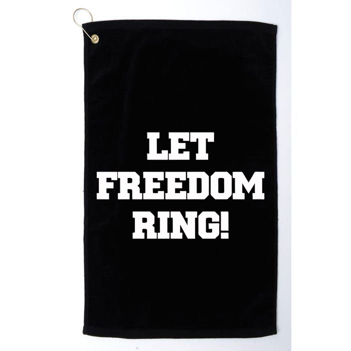 Shemane Nugent Let Freedom Ring Golf Towel