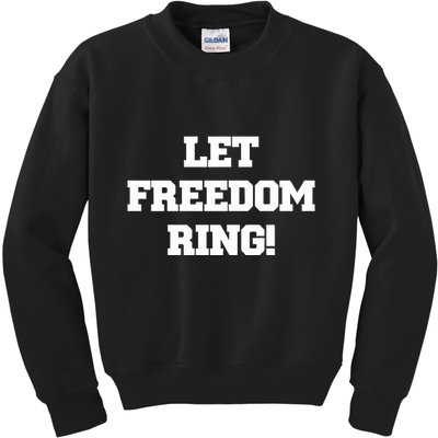 Shemane Nugent Let Freedom Ring Kids Sweatshirt