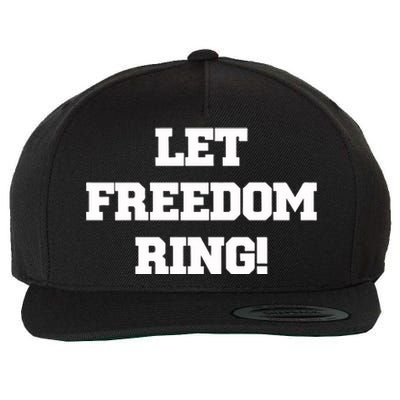 Shemane Nugent Let Freedom Ring Wool Snapback Cap