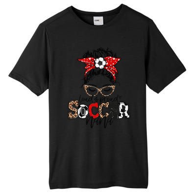 Soccer Nana Leopard Loud And Proud Soccer Nana Tall Fusion ChromaSoft Performance T-Shirt