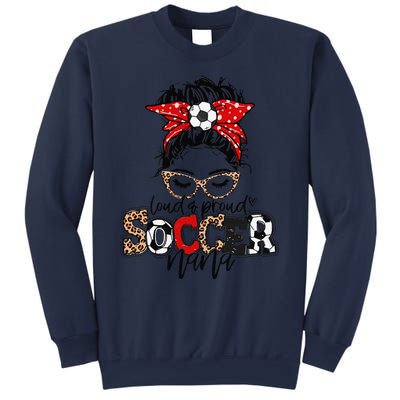 Soccer Nana Leopard Loud And Proud Soccer Nana Sweatshirt