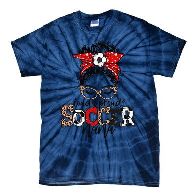 Soccer Nana Leopard Loud And Proud Soccer Nana Tie-Dye T-Shirt