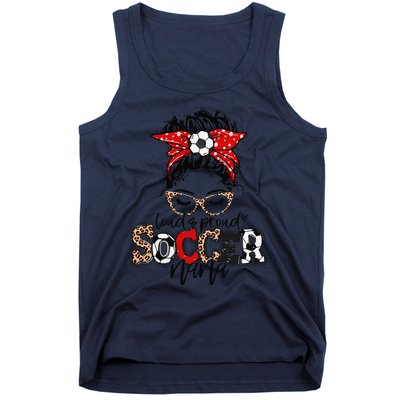 Soccer Nana Leopard Loud And Proud Soccer Nana Tank Top