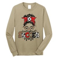 Soccer Nana Leopard Loud And Proud Soccer Nana Long Sleeve Shirt