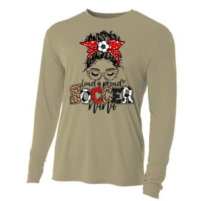 Soccer Nana Leopard Loud And Proud Soccer Nana Cooling Performance Long Sleeve Crew