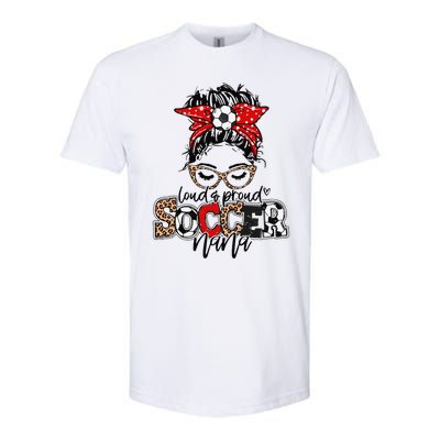 Soccer Nana Leopard Loud And Proud Soccer Nana Softstyle CVC T-Shirt